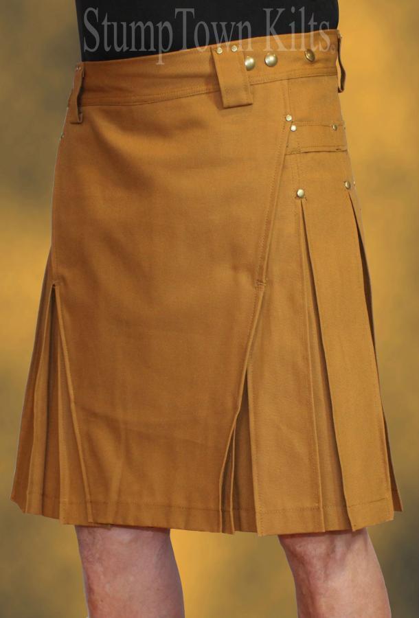 Men's Organic Cotton Canvas Duck Kilts