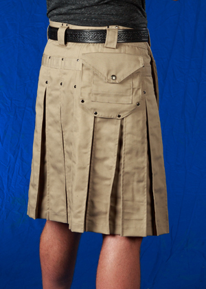 Men's Khaki Kilts