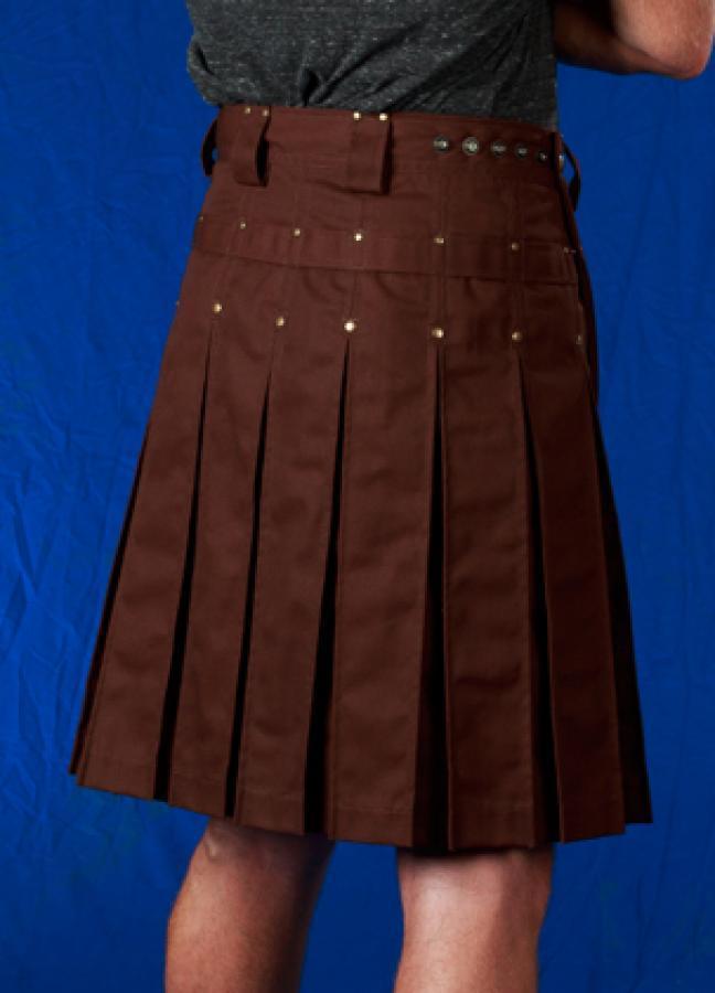 Men's Brown Kilt